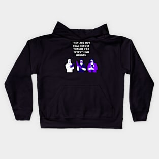 Quarantine Heroes Kids Hoodie